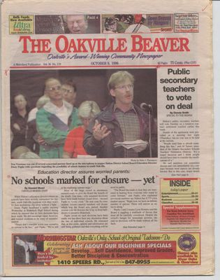 Oakville Beaver, 9 Oct 1998