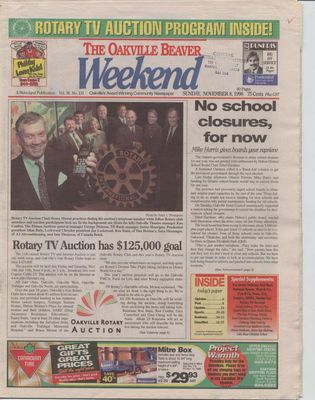 Oakville Beaver, 8 Nov 1998