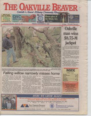 Oakville Beaver, 5 Nov 1999