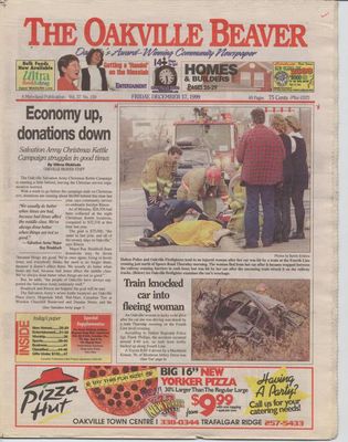 Oakville Beaver, 17 Dec 1999