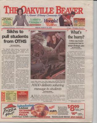 Oakville Beaver, 10 Mar 2000