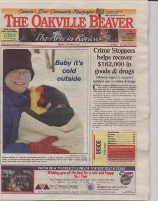 Oakville Beaver, 5 Jan 2001