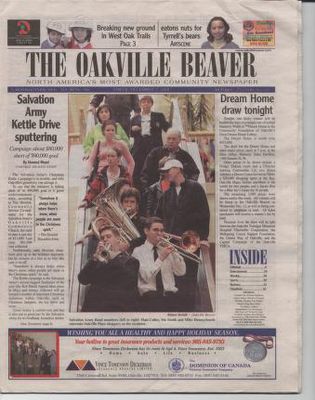 Oakville Beaver, 7 Dec 2001