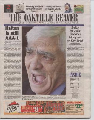 Oakville Beaver, 8 Feb 2002