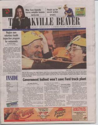 Oakville Beaver, 24 May 2002