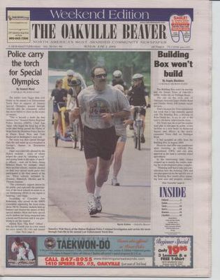 Oakville Beaver, 2 Jun 2002