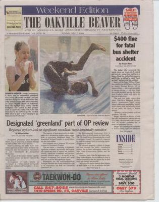 Oakville Beaver, 7 Jul 2002