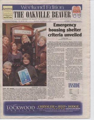 Oakville Beaver, 27 Oct 2002