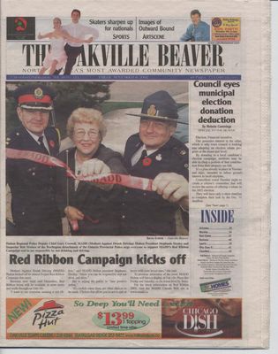 Oakville Beaver, 8 Nov 2002