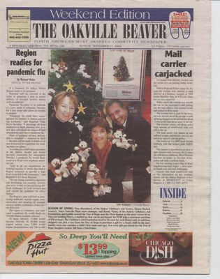 Oakville Beaver, 17 Nov 2002