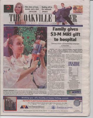 Oakville Beaver, 6 Dec 2002