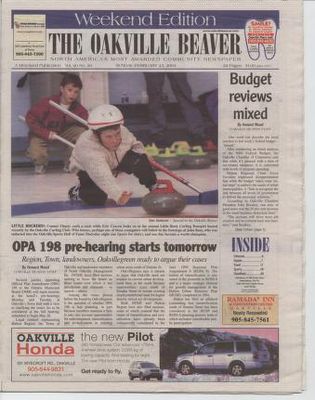 Oakville Beaver, 23 Feb 2003