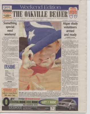 Oakville Beaver, 26 Apr 2003