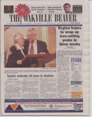 Oakville Beaver, 2 May 2003