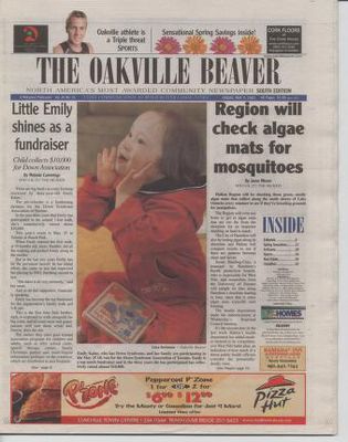 Oakville Beaver, 9 May 2003