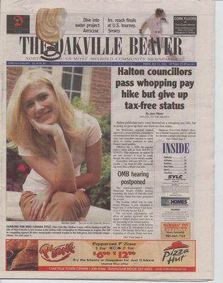 Oakville Beaver, 11 Jul 2003