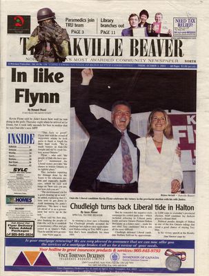 Oakville Beaver, 3 Oct 2003