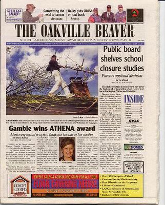 Oakville Beaver, 17 Oct 2003