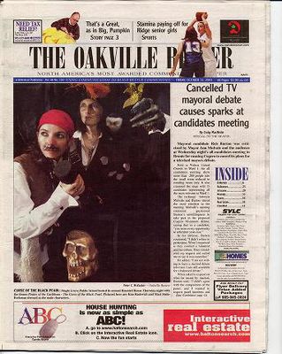 Oakville Beaver, 31 Oct 2003