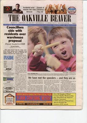 Oakville Beaver, 19 Dec 2003