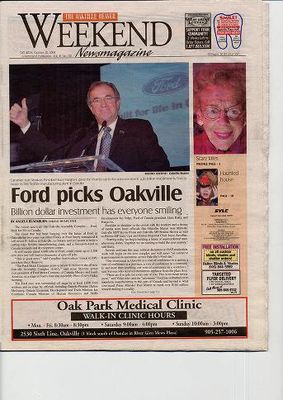 Oakville Beaver, 30 Oct 2004