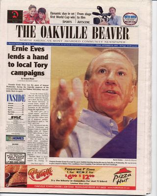 Oakville Beaver, 26 Sep 2003