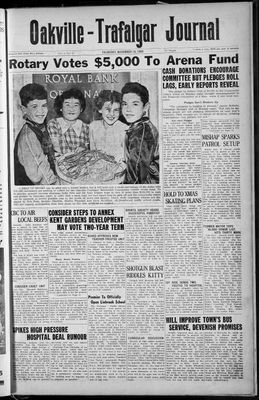 Oakville-Trafalgar Journal, 16 Nov 1950