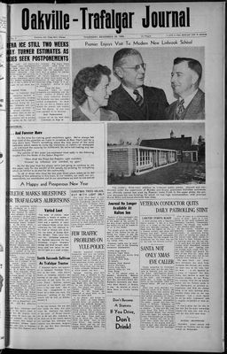 Oakville-Trafalgar Journal, 28 Dec 1950