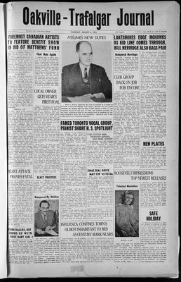 Oakville-Trafalgar Journal, 4 Jan 1951