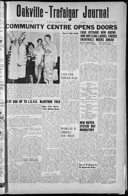 Oakville-Trafalgar Journal, 8 Feb 1951