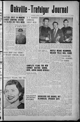 Oakville-Trafalgar Journal, 15 Mar 1951
