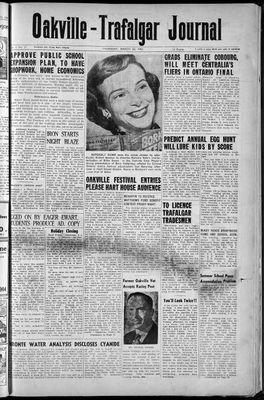 Oakville-Trafalgar Journal, 22 Mar 1951