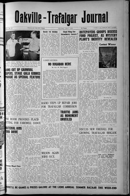 Oakville-Trafalgar Journal, 5 Jul 1951
