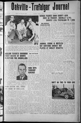 Oakville-Trafalgar Journal, 2 Aug 1951