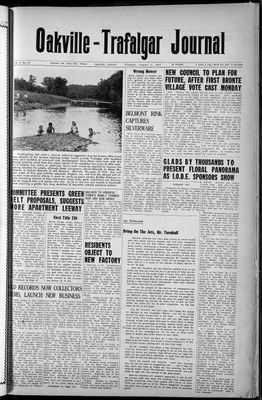 Oakville-Trafalgar Journal, 9 Aug 1951