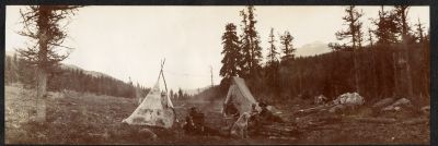 Camping trip in Canadian rockies-1890's