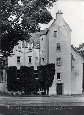 Erchless Castle, seat of Clan Chisholm (12th century wing)