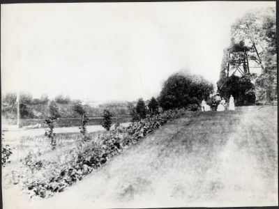 R.K. and family on Creek Bank