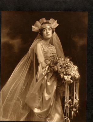 Hazel Chisholm Hart's wedding day