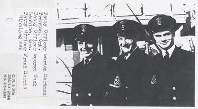 THREE HMCS OAKVILLE Petty Officers