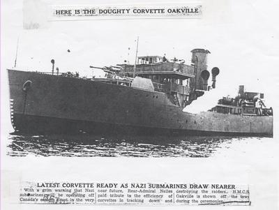 &quot;Doughty Corvette&quot; HMCS OAKVILLE