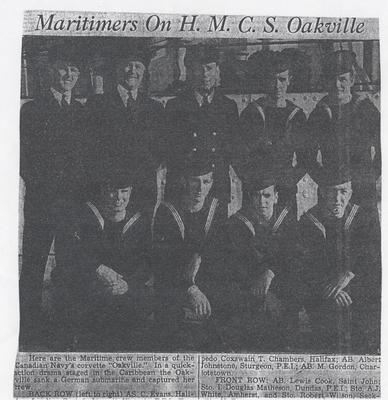 &quot;Maritimers on H.M.C.S. Oakville&quot;