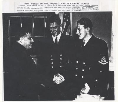 &quot;New York's Mayor Honors Canadian Naval Heroes&quot;