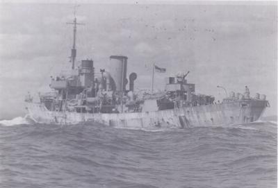 HMCS Oakville Winter 1942/43 Caribbean Sea