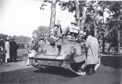 HMCS Oakville's Christening Parade - Bren Gun Carrier