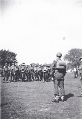 HMCS Oakville's Christening Parade - Army Regiment