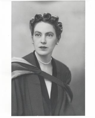 Juliet Chisholm's graduation picture from medical school