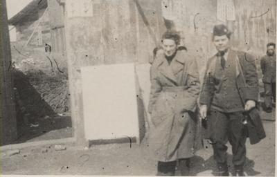 Juliet Chisholm standing with friend