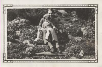 Robert and Nancy Hart on the grounds of Erchless Estate