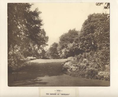 The Gardens at 'Erchless' 1935